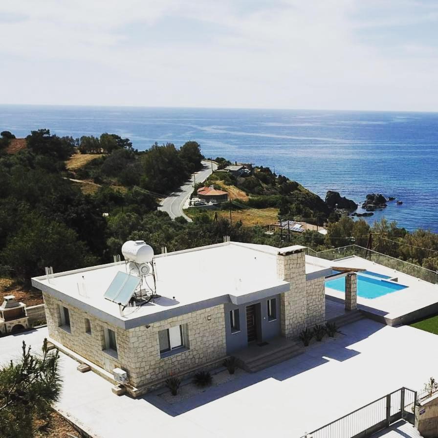 Paradise Blue Villa Pomos Exterior foto
